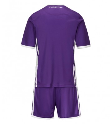 Fiorentina Hjemmebanetrøje Børn 2025-26 Kortærmet (+ Korte bukser)